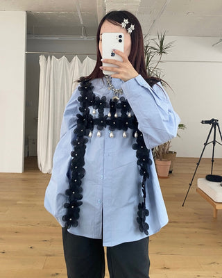 ✴︎black flower_harness✴︎