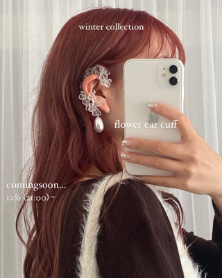 ☆ flower garden ear cuff ☆