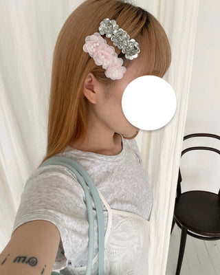 ✴︎color flower_hair barrette✴︎