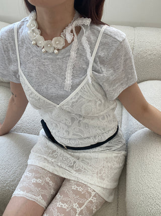 ✴︎whip flower_ necklace✴︎