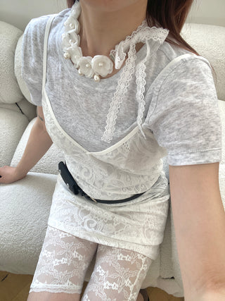 ✴︎whip flower_ necklace✴︎