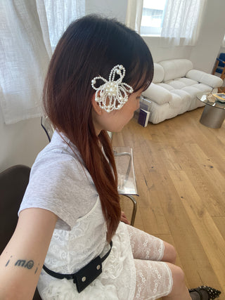 ✴︎pearl flower_hairpin✴︎