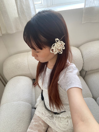 ✴︎pearl flower_hairpin✴︎