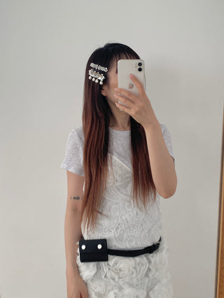 ✴︎silver flower _hairpin set✴︎