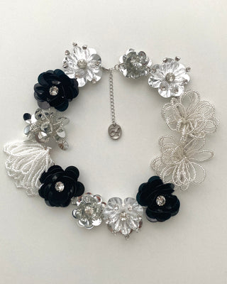 ✴︎jelly flower_necklace(bk)✴︎