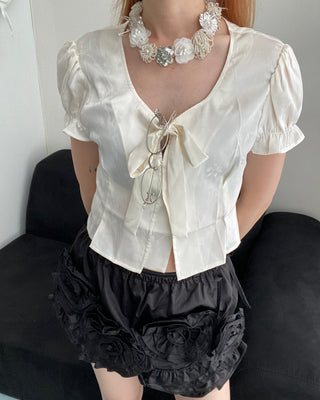 ✴︎jelly flower_necklace(wh)✴︎