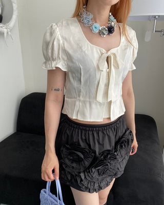 ✴︎jelly flower_necklace(bl)✴︎
