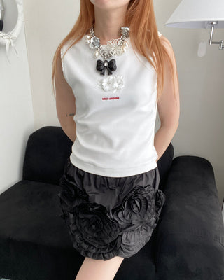 ✴︎black ribbon charm_necklace✴︎