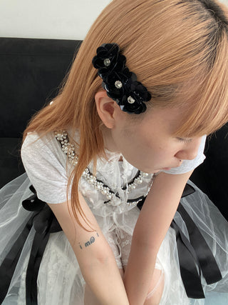 ✴︎color flower_hair barrette✴︎