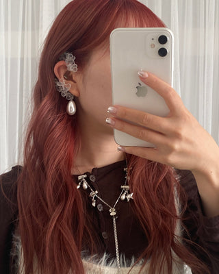 ☆ flower garden ear cuff ☆