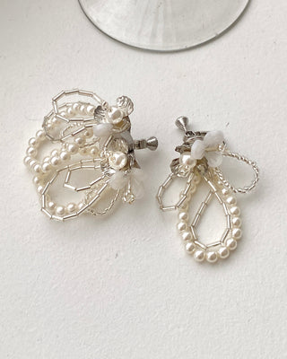 ✴︎ flower beads_earcuff✴︎