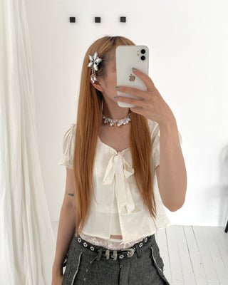 ✴︎ice  flower_hairpin✴︎