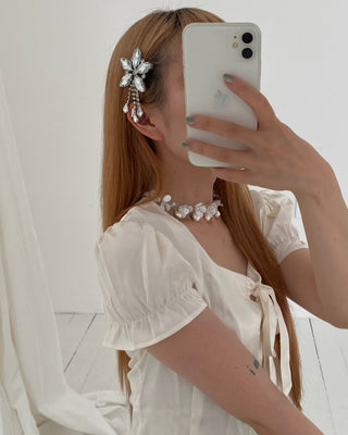 ✴︎ice  flower_hairpin✴︎