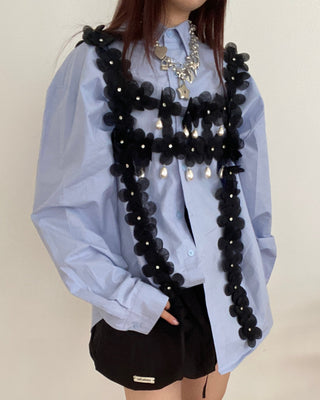 ✴︎black flower_harness✴︎