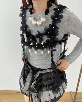 ✴︎black flower_harness✴︎