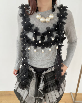 ✴︎black flower_harness✴︎