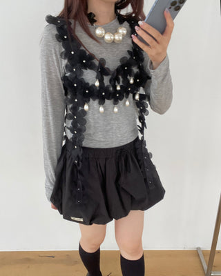 ✴︎black flower_harness✴︎
