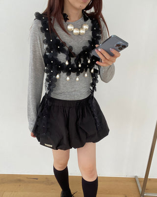 ✴︎black flower_harness✴︎