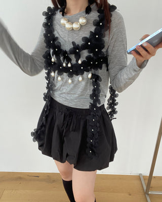 ✴︎black flower_harness✴︎