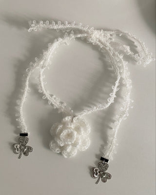 ✴︎knit flower_necklace✴︎