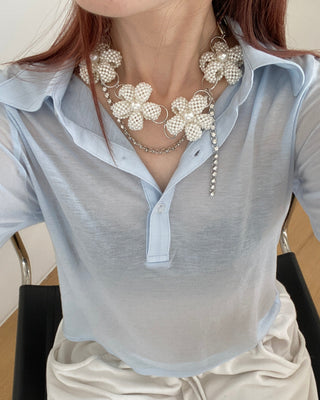 ✴︎balloon flower_necklace✴︎