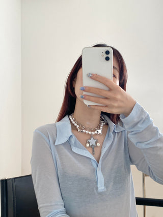 ✴︎star mirror_necklace✴︎